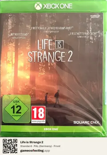 Life is Strange 2 Xbox One, Germany box front