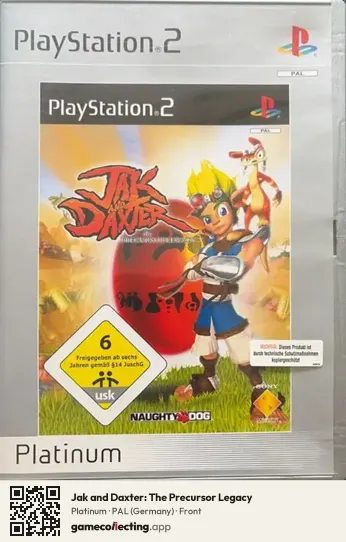 Jak and Daxter: The Precursor Legacy PlayStation 2, Germany box front