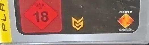 Killzone 2, the USK square on its front
