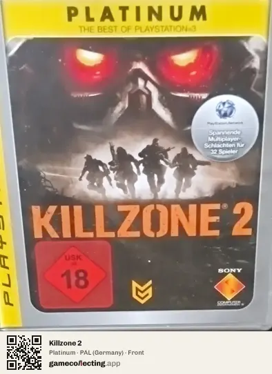 Killzone 2 PlayStation 3, Germany box front