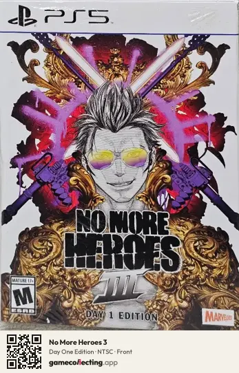 No More Heroes 3 PlayStation 5, NTSC box front