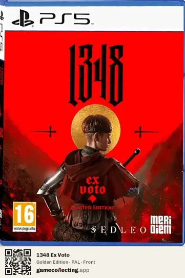 1348 Ex Voto PlayStation 5, PAL box front