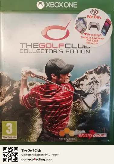 The Golf Club Xbox One, PAL box front