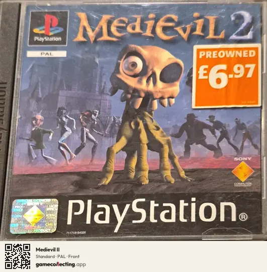 Medievil II PlayStation, PAL box front