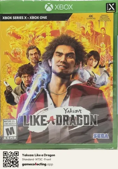 Yakuza: Like a Dragon Xbox Series X, NTSC box front