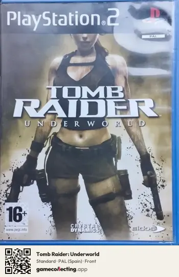 Tomb Raider: Underworld PlayStation 2, Spain box front