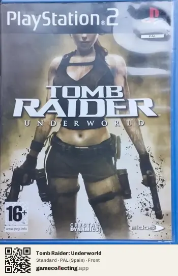 Tomb Raider: Underworld PlayStation 2, Spain box front