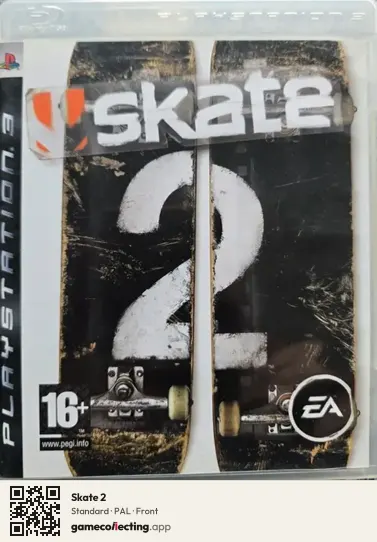Skate 2 PlayStation 3, PAL box front