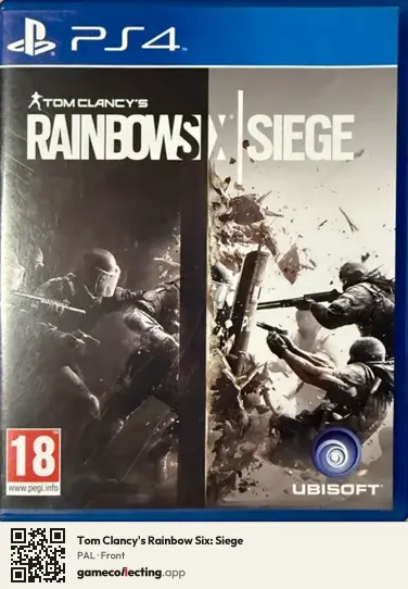 Tom Clancy's Rainbow Six: Siege PlayStation 4, PAL box front