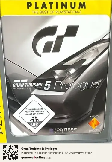 Gran Turismo 5: Prologue PlayStation 3, Germany box front