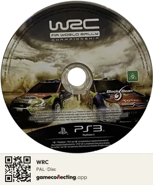 WRC PlayStation 3, PAL disc