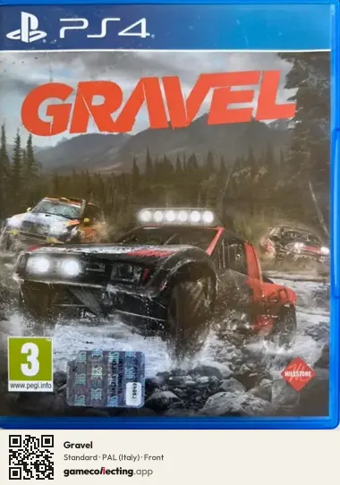 Gravel PlayStation 4, Italy box front