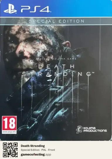 Death Stranding PlayStation 4, PAL box front