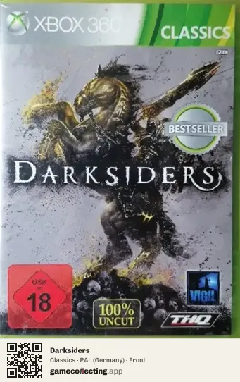 Darksiders Xbox 360, Germany box front