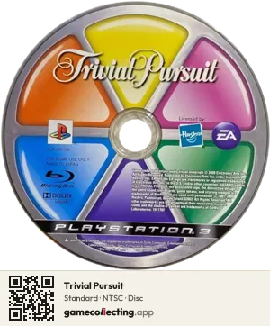 Trivial Pursuit PlayStation 3, NTSC disc