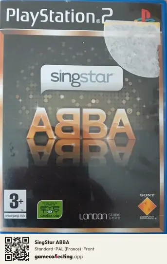 SingStar ABBA PlayStation 2, France box front