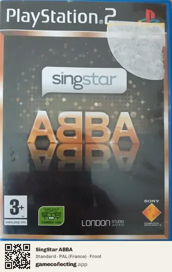 SingStar ABBA PlayStation 2, France box front