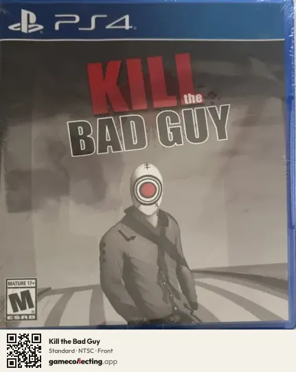 Kill the Bad Guy PlayStation 4, NTSC box front