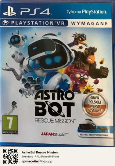 Astro Bot Rescue Mission PlayStation 4, Poland box front