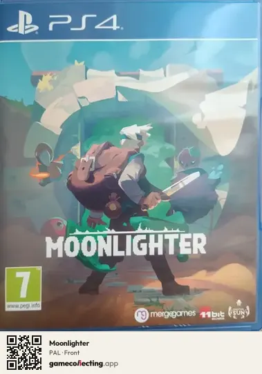 Moonlighter PlayStation 4, PAL box front