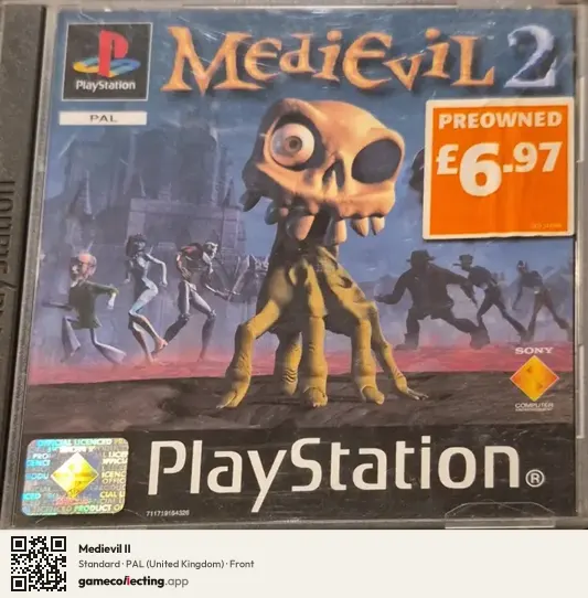 Medievil II PlayStation, United Kingdom box front