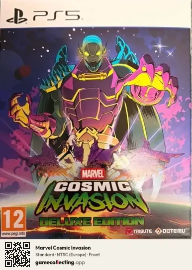 Marvel Cosmic Invasion PlayStation 5, Europe box front