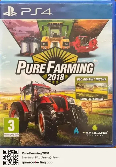 Pure Farming 2018 PlayStation 4, France box front