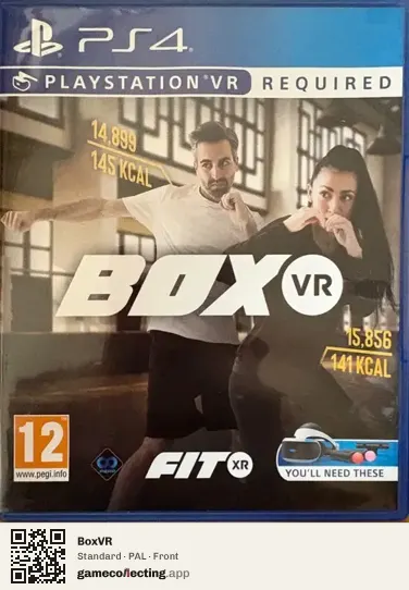 BoxVR PlayStation 4, PAL box front