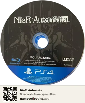 NieR: Automata PlayStation 4, Asia disc