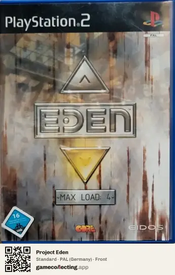 Project Eden PlayStation 2, Germany box front