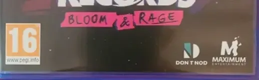 Lost Records: Bloom & Rage, the PEGI square on its front