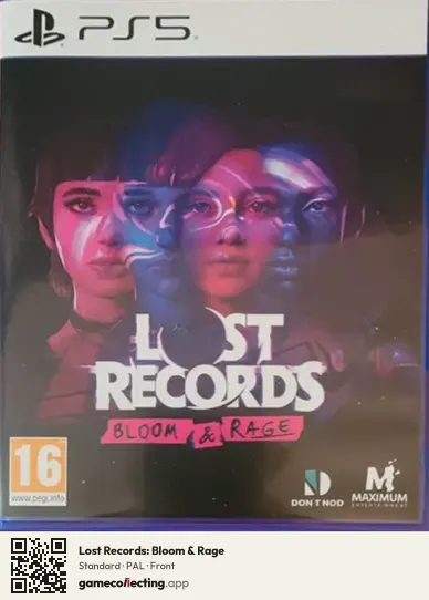 Lost Records: Bloom & Rage PlayStation 5, PAL box front