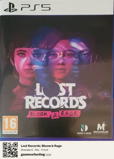 Lost Records: Bloom & Rage PlayStation 5, PAL box front