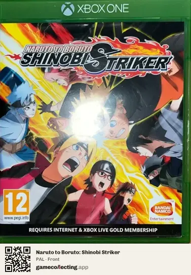 Naruto to Boruto: Shinobi Striker Xbox One, PAL box front