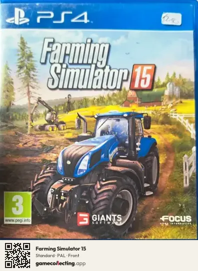 Farming Simulator 15 PlayStation 4, PAL box front