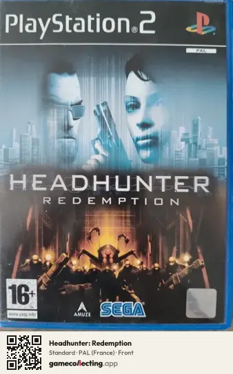 Headhunter: Redemption PlayStation 2, France box front