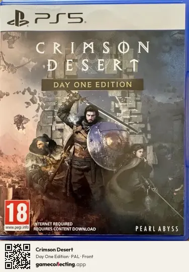 Crimson Desert PlayStation 5, PAL box front