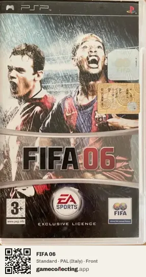 FIFA 06 PlayStation Portable, Italy box front