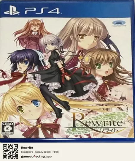 Rewrite PlayStation 4, Asia box front