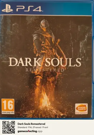 Dark Souls Remastered PlayStation 4, France box front