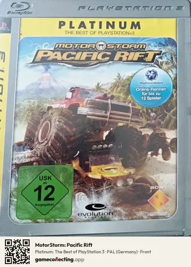 MotorStorm: Pacific Rift PlayStation 3, Germany box front