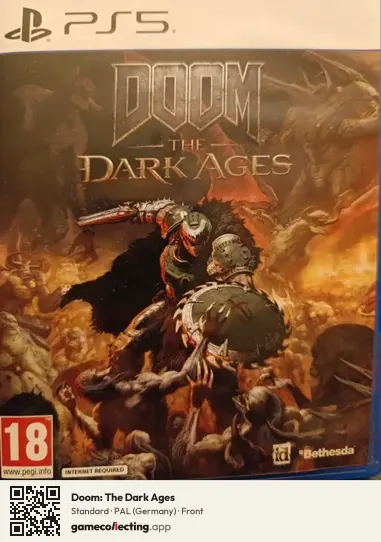 Doom: The Dark Ages PlayStation 5, Germany box front