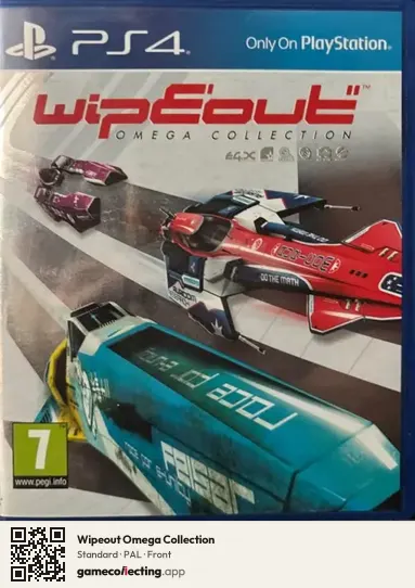 Wipeout Omega Collection PlayStation 4, PAL box front