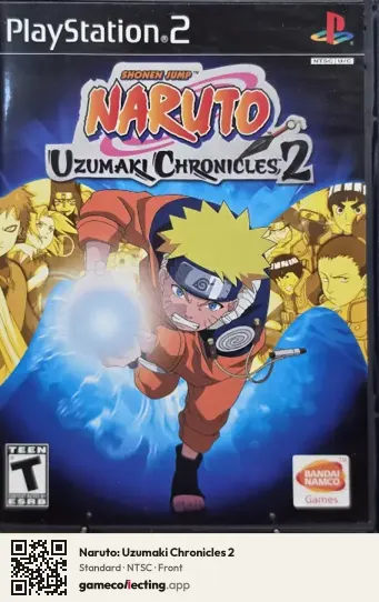 Naruto: Uzumaki Chronicles 2 PlayStation 2, NTSC box front