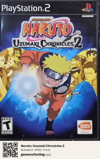 Naruto: Uzumaki Chronicles 2 PlayStation 2, NTSC box front