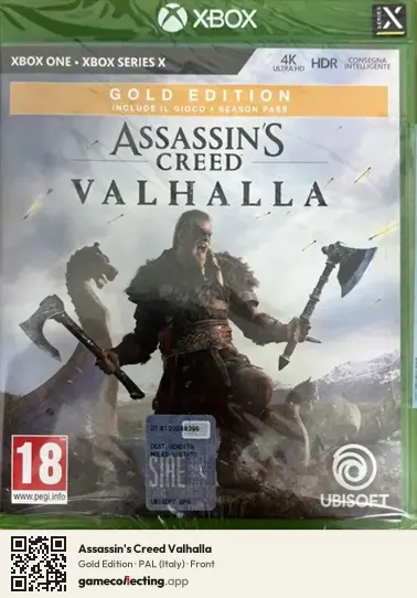 Assassin's Creed Valhalla Xbox One, Italy box front