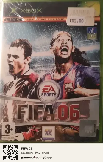 FIFA 06 Xbox, PAL box front