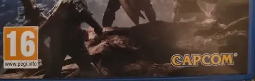 Monster Hunter: World, the PEGI square on its front