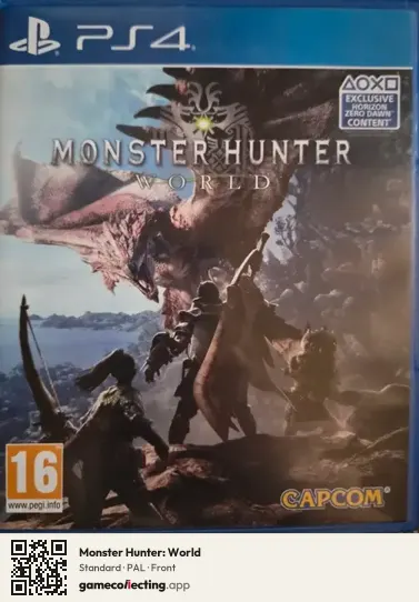 Monster Hunter: World PlayStation 4, PAL box front