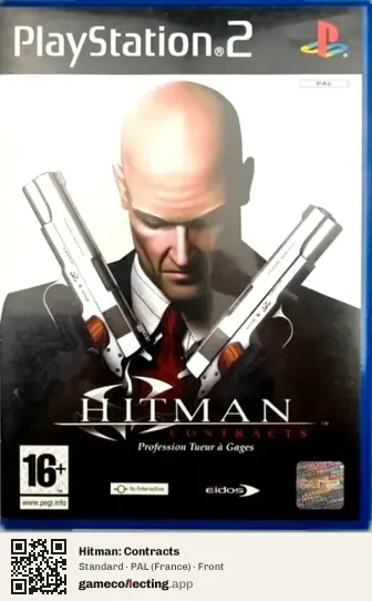Hitman: Contracts PlayStation 2, France box front